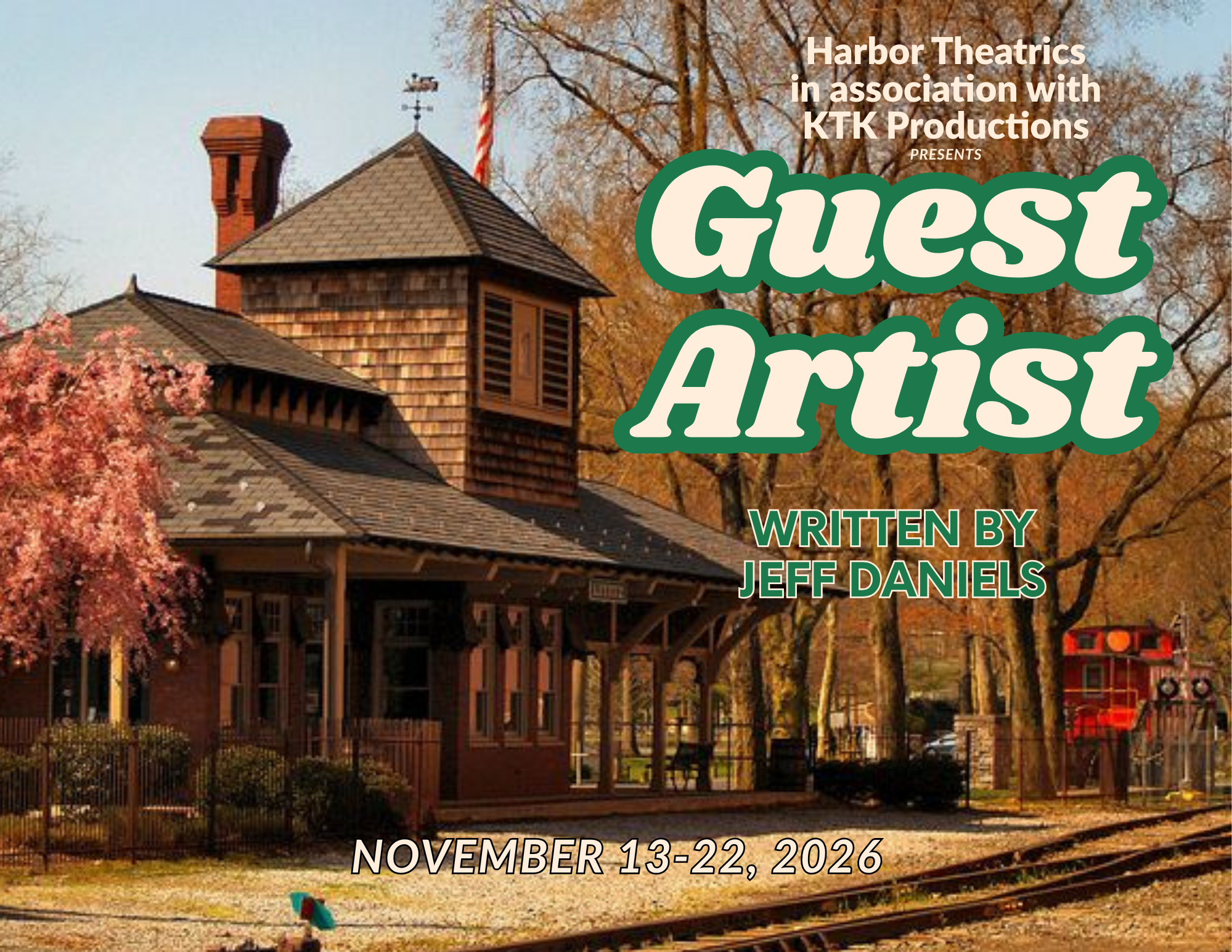 Guest Artist poster, written by Jeff Daniels